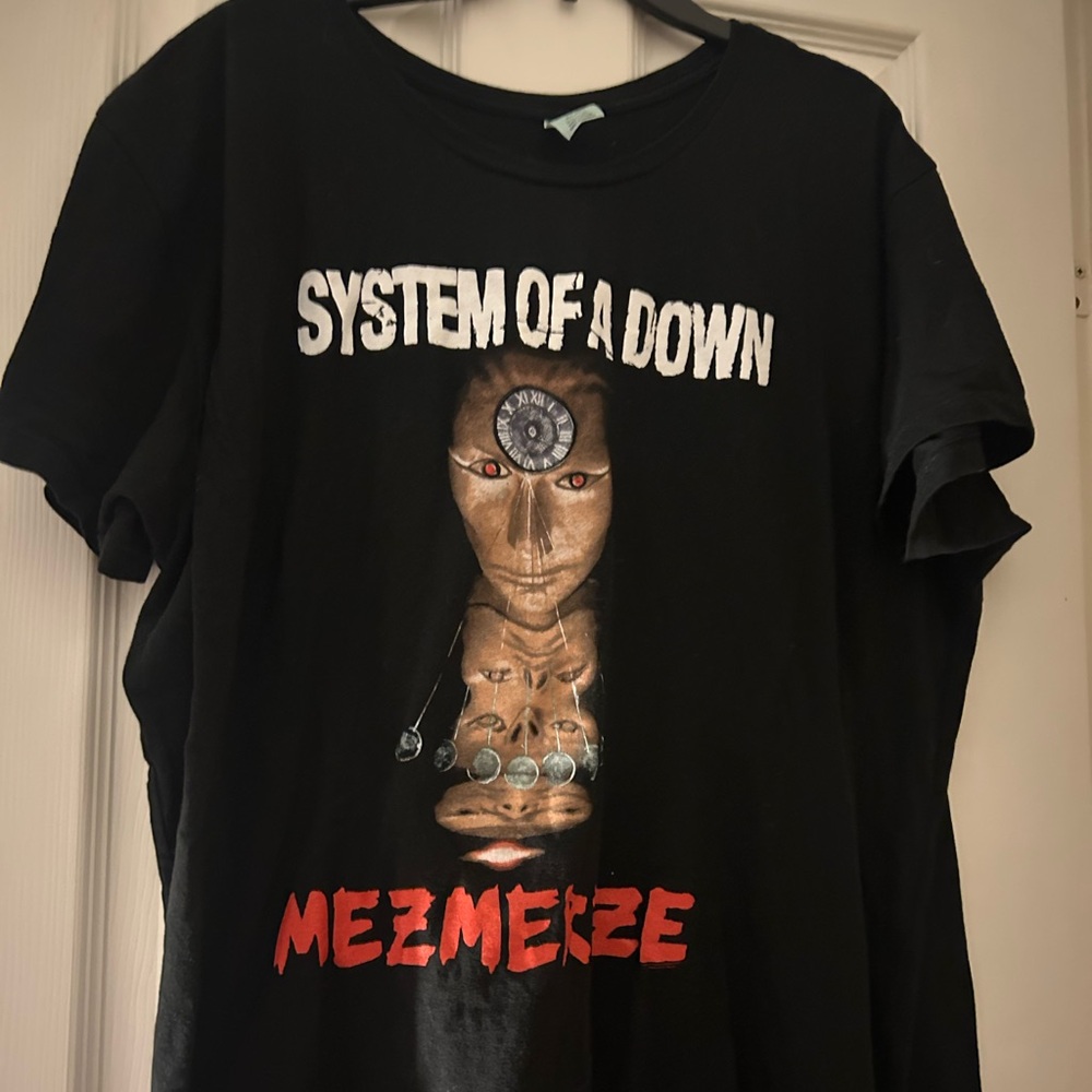 System of the Down Band Black T Shirt